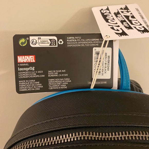 Marvel X Loungefly Funko Black Panther Wakanda Forever Blue & Black 🎃 Halloween - Picture 12 of 16